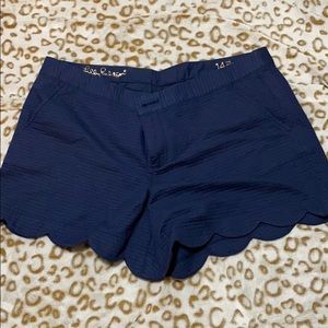 Lilly Pulitzer scalloped shorts